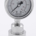 Stainless Steel Pressure Gauge, Dial 63 mm, With A Sanitary Diaphragm CLAMP DIN32676 (50.5 mm) | 0-6 bar, (clamp collar-50,5mm)