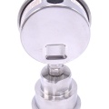 Stainless Steel Pressure Gauge, Dial 63 mm, With A Sanitary Diaphragm CLAMP DIN32676 (50.5 mm) | 0-1 bar, (clamp-50,5mm)