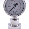 Stainless Steel Pressure Gauge With A Sanitary Diaphragm-CLAMP, Dial 63 mm