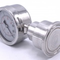 Stainless Steel Pressure Gauge With A Sanitary Diaphragm-CLAMP, Dial 63 mm