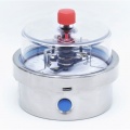 Stainless steel pressure gauge with electrical contacts