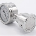 Stainless Steel Pressure Gauge with Separating Diaphragm-CLAMP, Dial 63 mm 0-10 bar, (clamp-50,5mm)