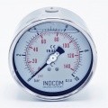 Stainless steel pressure gauges - the back (axial) connection, dial 100 mm | 0 - 10 bar (1/2")