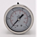 Stainless steel pressure gauges - the back (coaxial) connection 0 - 1 bar 1/4”