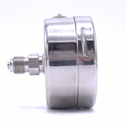 Stainless steel pressure gauges - the back (coaxial) connection | 0 - 2.5 bar 1/4”
