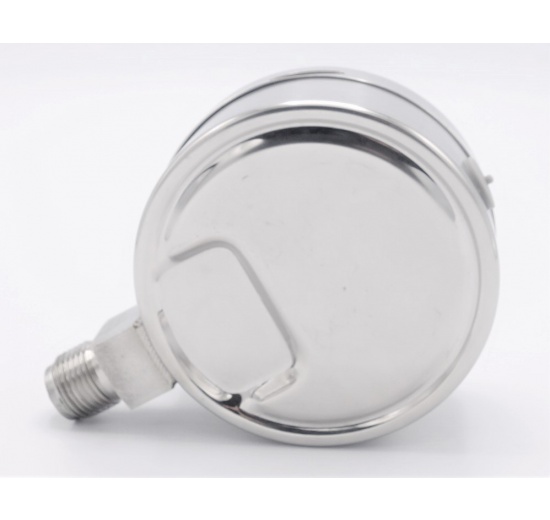 Stainless steel pressure gauges - the bottom (radial) connection, dial 100 mm 0 - 16 bar (1/2")