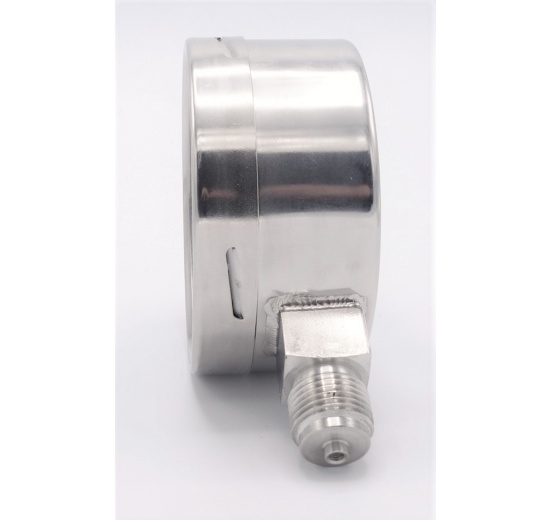 Stainless steel pressure gauges - the bottom (radial) connection, dial 100 mm | 0 - 6 bar (1/2")