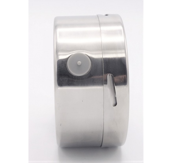 Stainless steel pressure gauges - the bottom (radial) connection, dial 100 mm | 0 - 2,5 bar (1/2")
