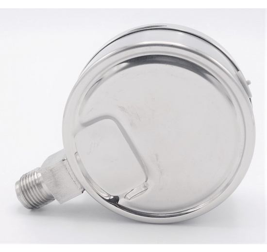 Stainless steel pressure gauges - the bottom (radial) connection, dial 100 mm | 0 - 6 bar (1/2")