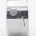 Stainless steel pressure gauges - the bottom (radial) connection, dial 100 mm | -1/ 1.5 bar (1/2")