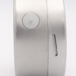 Stainless steel pressure gauges - the bottom (radial) connection, dial 100 mm | -1/ 1.5 bar (1/2")