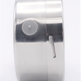 Stainless steel pressure gauges - the bottom (radial) connection, dial 100 mm | -1/ 1.5 bar (1/2")