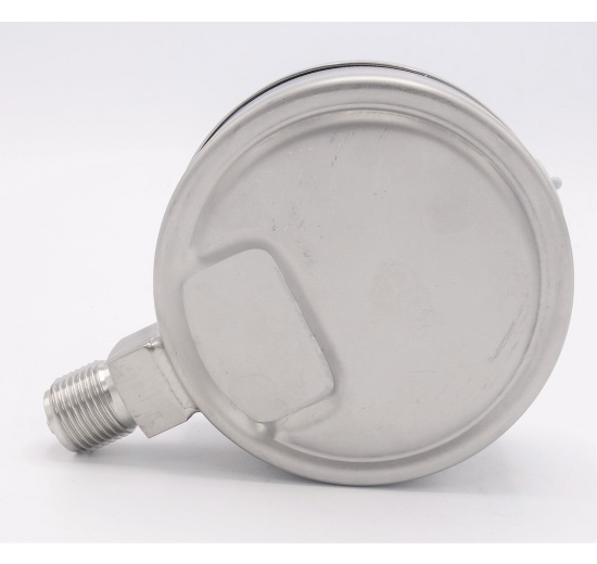 Stainless steel pressure gauges - the bottom (radial) connection, dial 100 mm | -1/ 1.5 bar (1/2")