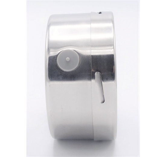 Stainless steel pressure gauges - the bottom (radial) connection, dial 100 mm | -1/ 1.5 bar (1/2")