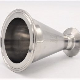 stainless steel reduction centric, tri-clamp DN65/25