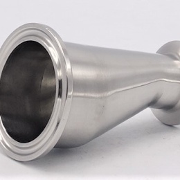 stainless steel Reduction eccentric, clamp DN40/20