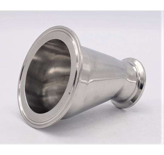 stainless steel Reduction excentric, clamp DN65/40