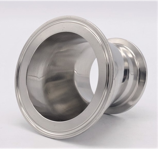 stainless steel Reduction excentric, clamp | DN65/50