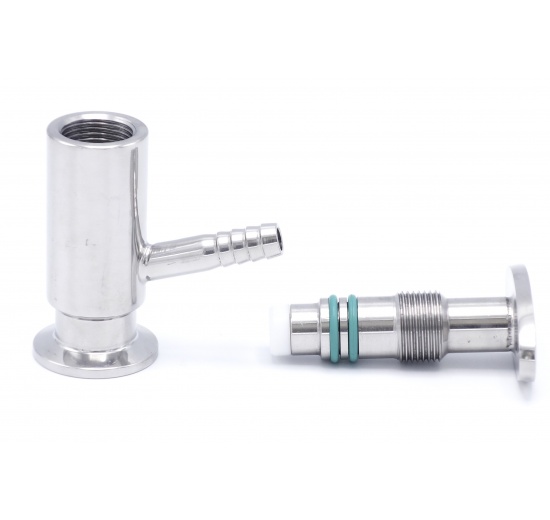 Stainless Steel Sampling Valve, Clamp Connection DN20 (K34)