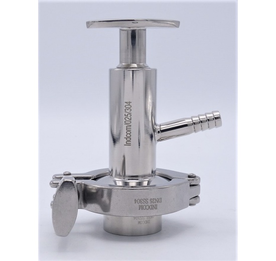 Stainless steel sampling valve CLAMP  Stainless steel valves and fittings Food and Beverage Applicat