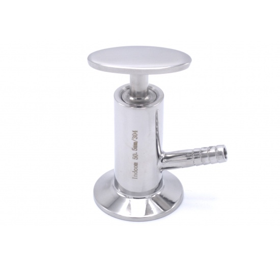 Stainless steel sampling valve, clamp