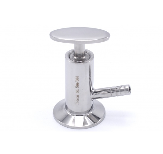 Stainless steel sampling valve, clamp