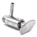 Stainless steel sampling valve, threaded 1/2"