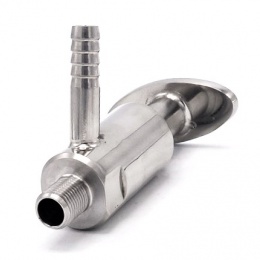 Stainless steel sampling valve, threaded 1/4"