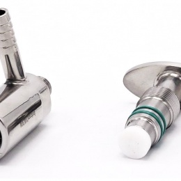 Stainless steel sampling valve, threaded | 1/4"