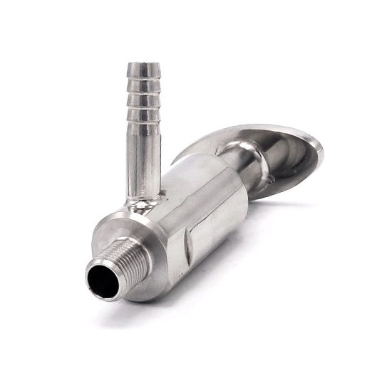 Stainless steel sampling valve, threaded 1/4"