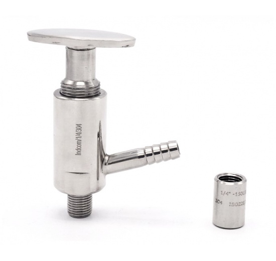 Stainless steel sampling valve, threaded | 1/4"