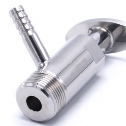 Stainless steel sampling valve, threaded 3/4"