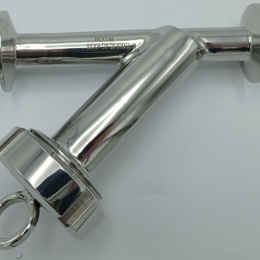 Stainless Steel Sanitary Y- filter, Clamp DN20, CLAMP collar 50.5 mm
