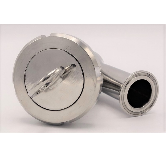 Stainless Steel Sanitary Y- filter, Clamp DN32