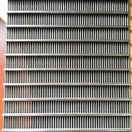 Stainless steel slotted sieve plate details