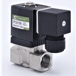 Stainless Steel Solenoid Valve 2/2, G 1/2" AC230V, NC