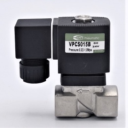 Stainless Steel Solenoid Valve 2/2, G 1/2"DC 24V, NC