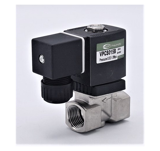 Stainless Steel Solenoid Valve 2/2, G 1/2"DC 24V, NC