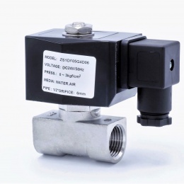 Stainless Steel Solenoid Valve 2/2, G 1/2" DC24V, NC