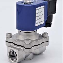Stainless Steel Solenoid Valve 2/2, G 1/2" DC24V, NC