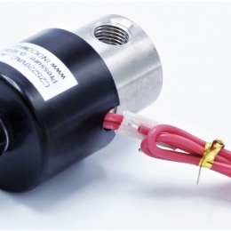 Stainless steel solenoid valve 2/2, G 1/4" AC220V, NC