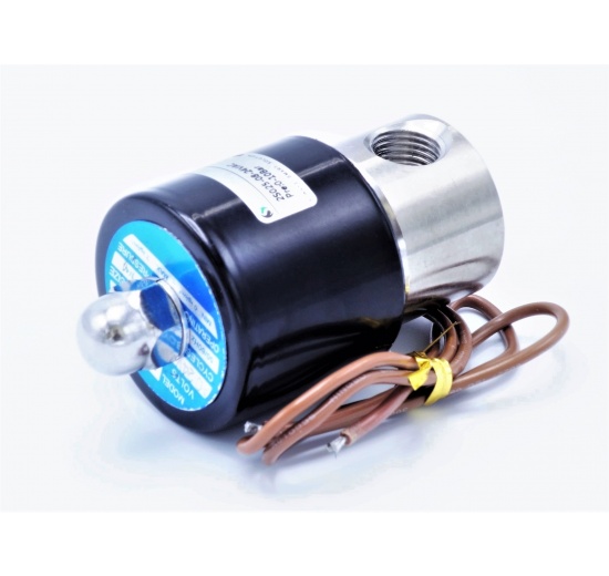 Stainless Steel Solenoid Valve 2/2, G 1/4" AC24V, NC