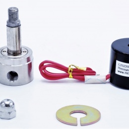 Stainless steel solenoid valve 2/2, G 1/8" AC220V, NC