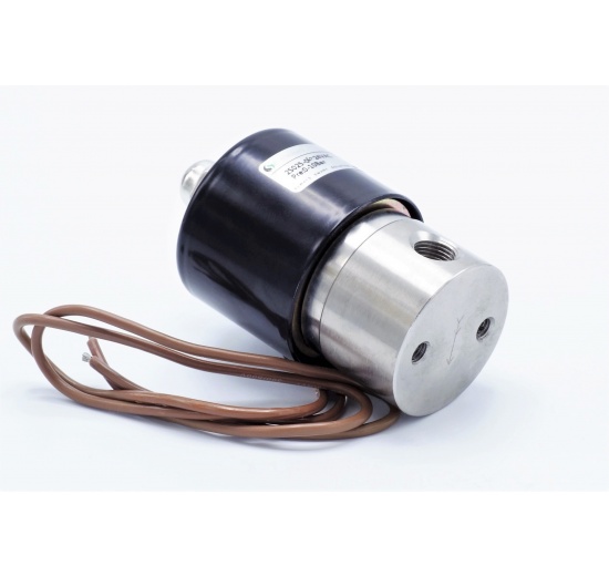 Stainless steel solenoid valve 2/2, G 1/8" AC24V, NC