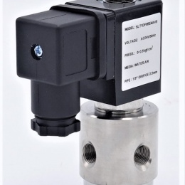 Stainless Steel Solenoid Valve 3/2, G 1/8" AC24V, NC