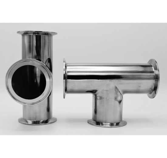 stainless steel T Piece, clamp DN65