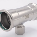 stainless steel T Piece, Press Fittings F/F(internal thread) /F 42_1/2"_42