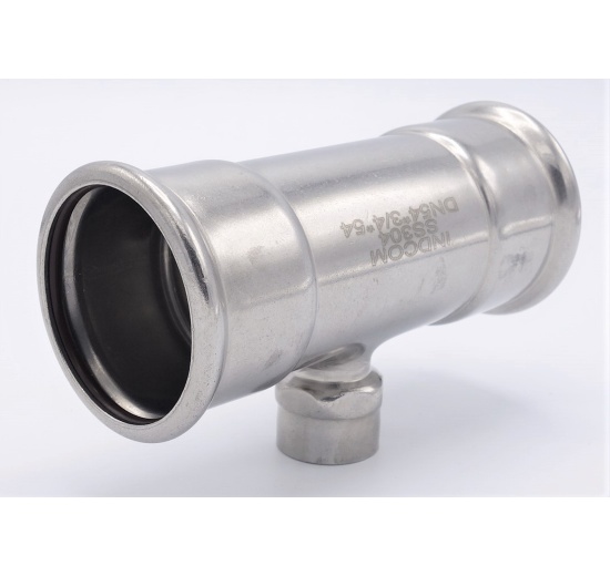 stainless steel T Piece, Press Fittings F/F(internal thread) /F 54_3/4"_54