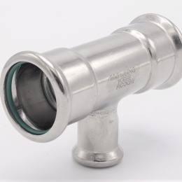 stainless steel T Piece, Press Fittings, reduced F/F/F 28_15_28