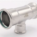 stainless steel T Piece, Press Fittings, reduced F/F/F 42_28_42